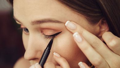 کشیدن خط چشم مایع نازک